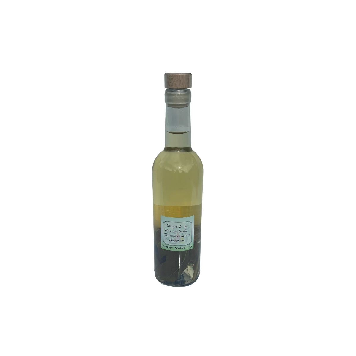 Aceto di vino bianco con estratto di basilico