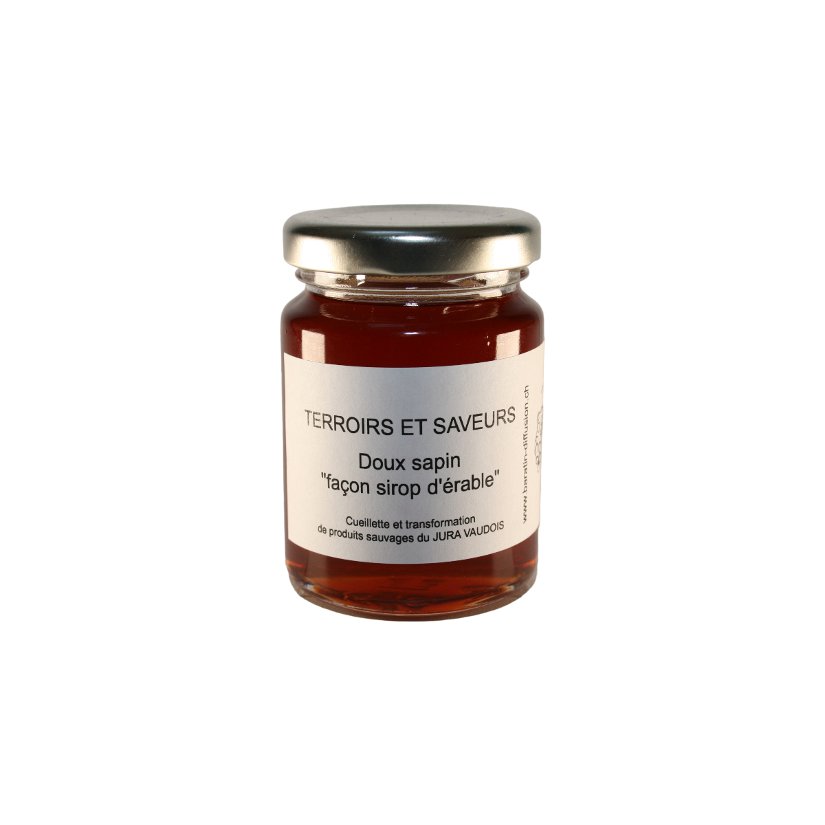 Gelée artisanale Doux sapin (façon sirop d'érable) sauvages du Jura Vaudois