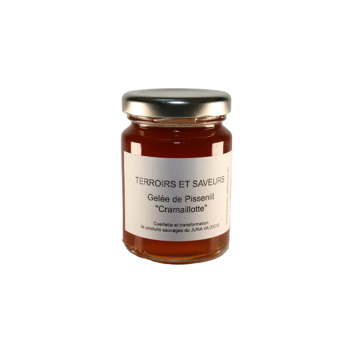 Wild "Cramaillotte" dandelion jelly from the Jura Vaudois