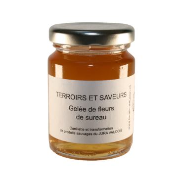 Gelée artisanale de Fleurs de Sureau sauvages du Jura Vaudois