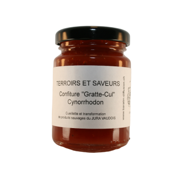Gratte-Cul" wild rosehip jam from the Jura Vaudois