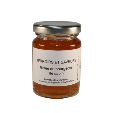 Artisanal wild fir bud jelly from the Jura Vaudois